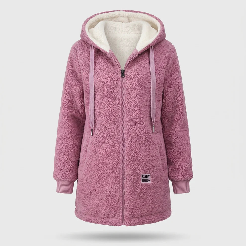 ELSIE | COSY HOODED FLEECE JACKET