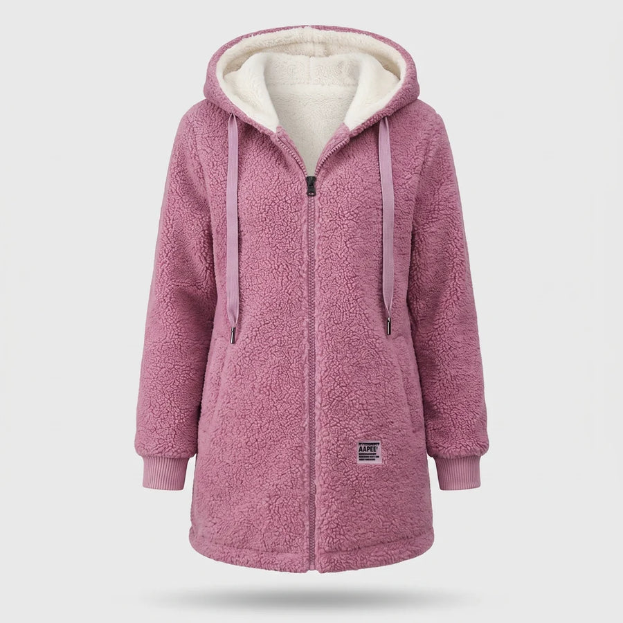 ELSIE | COSY HOODED FLEECE JACKET