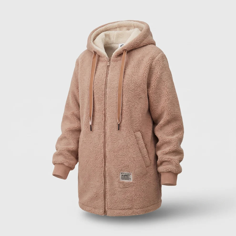 ELSIE | COSY HOODED FLEECE JACKET