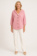 DARIENNE | HOODED KNIT CARDIGAN
