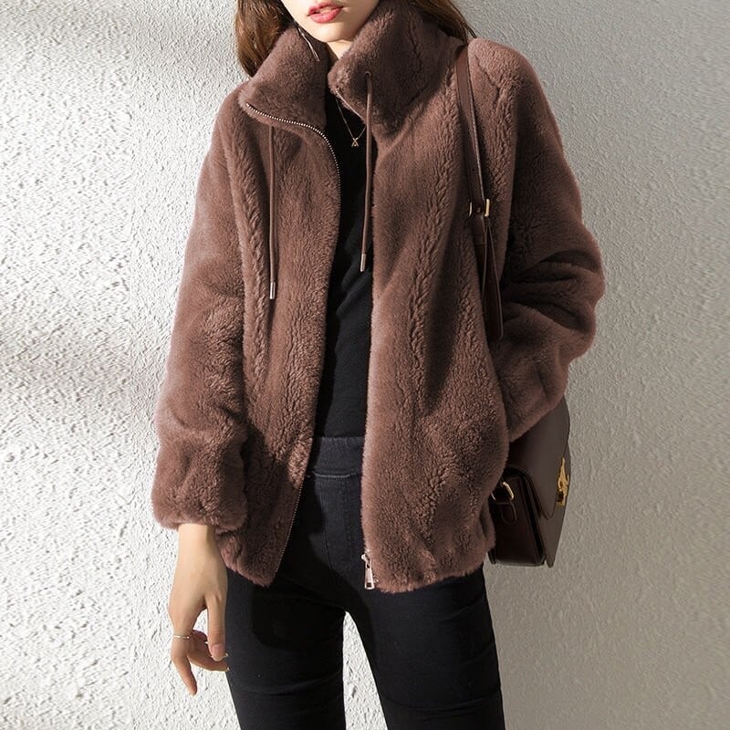 ISABEL | COSY TEDDY ZIP JACKET