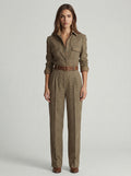 CHARLOTTE | ELEGANT CHECKED WIDE-LEG JUMPSUIT