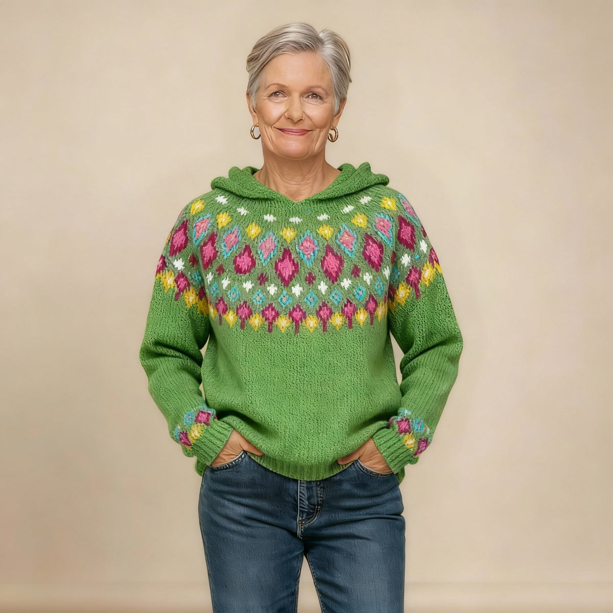 CAROLE | WARM NORDIC HOODIE