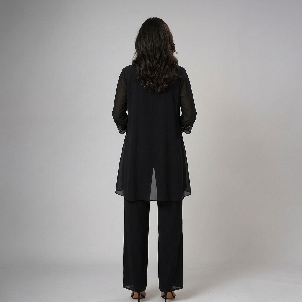 ELIZA | ELEGANT LACE THREE-PIECE TROUSER SET
