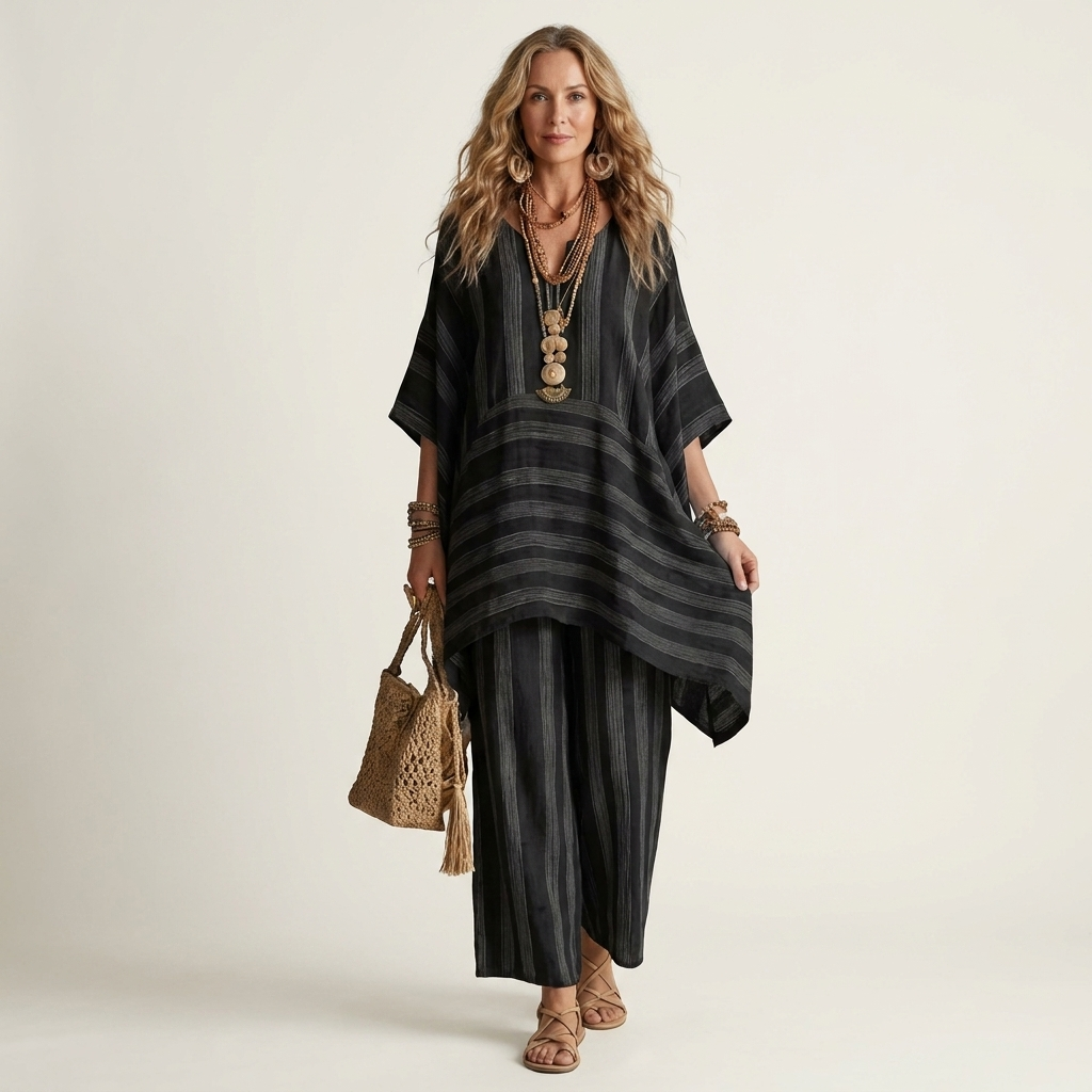 MATILDA | RELAXED STRIPED TWO-PIECE SET