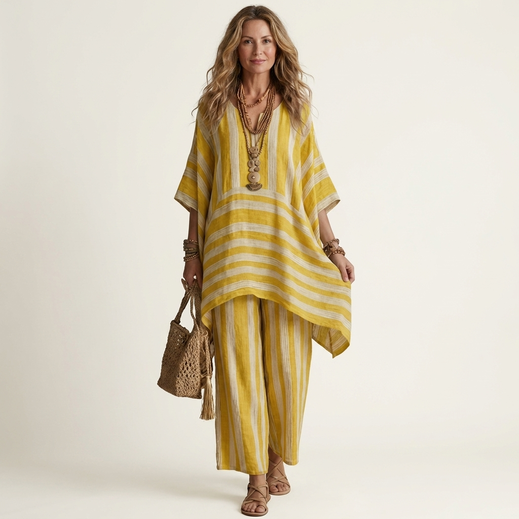 MATILDA | RELAXED STRIPED TWO-PIECE SET