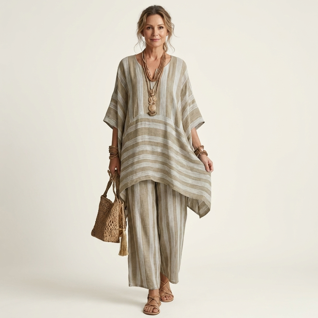 MATILDA | RELAXED STRIPED TWO-PIECE SET