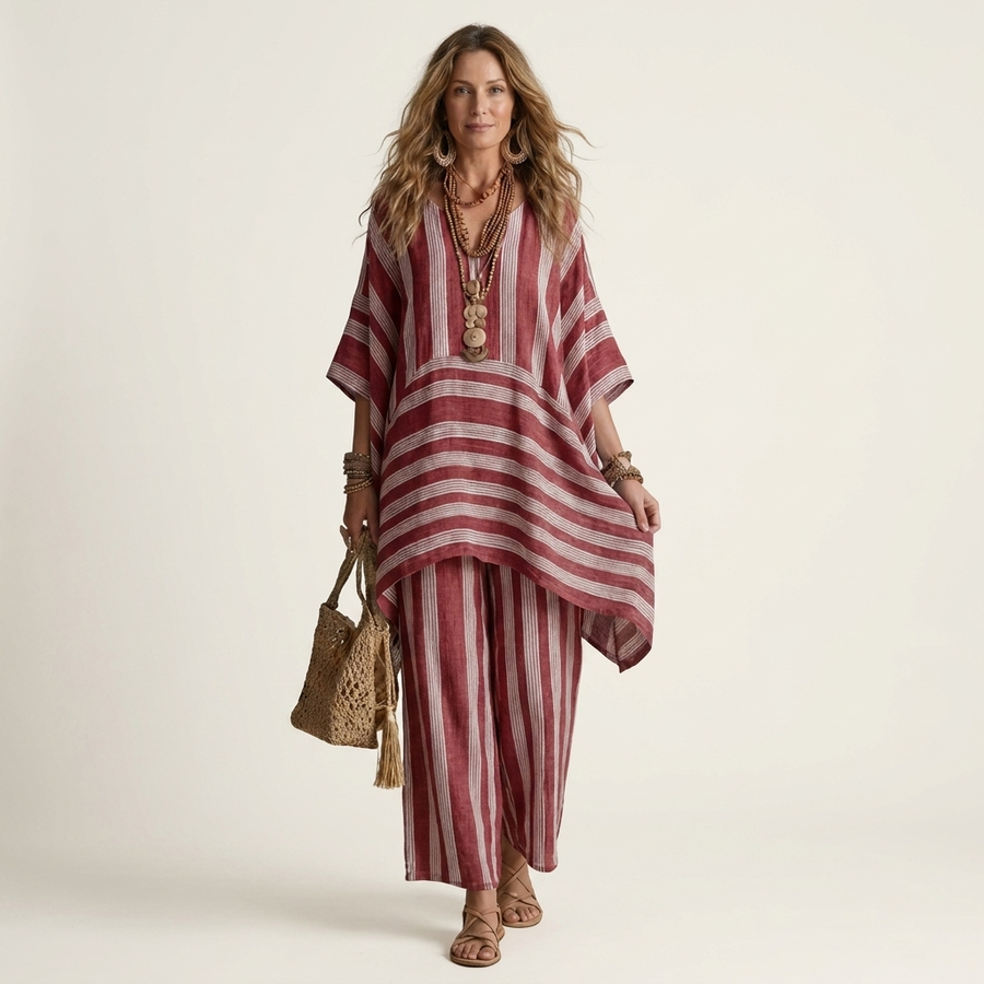 MATILDA | RELAXED STRIPED TWO-PIECE SET