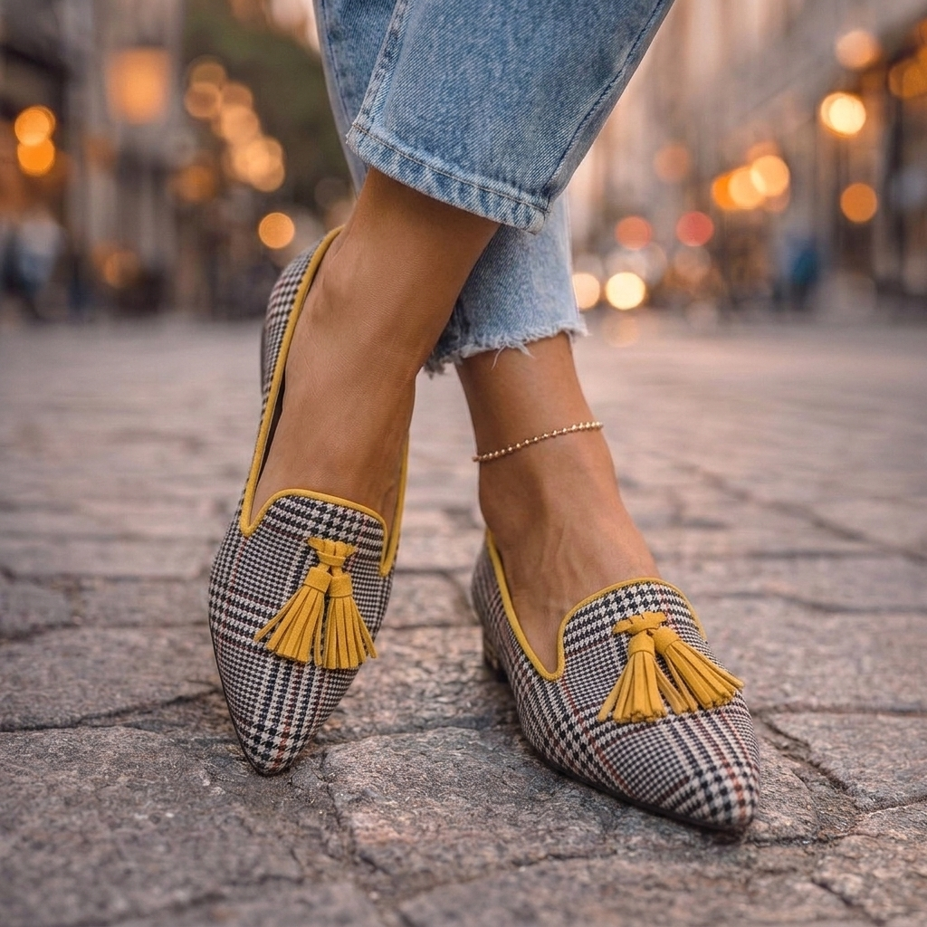 LIVIA | POINTED SLIP-ON FLATS