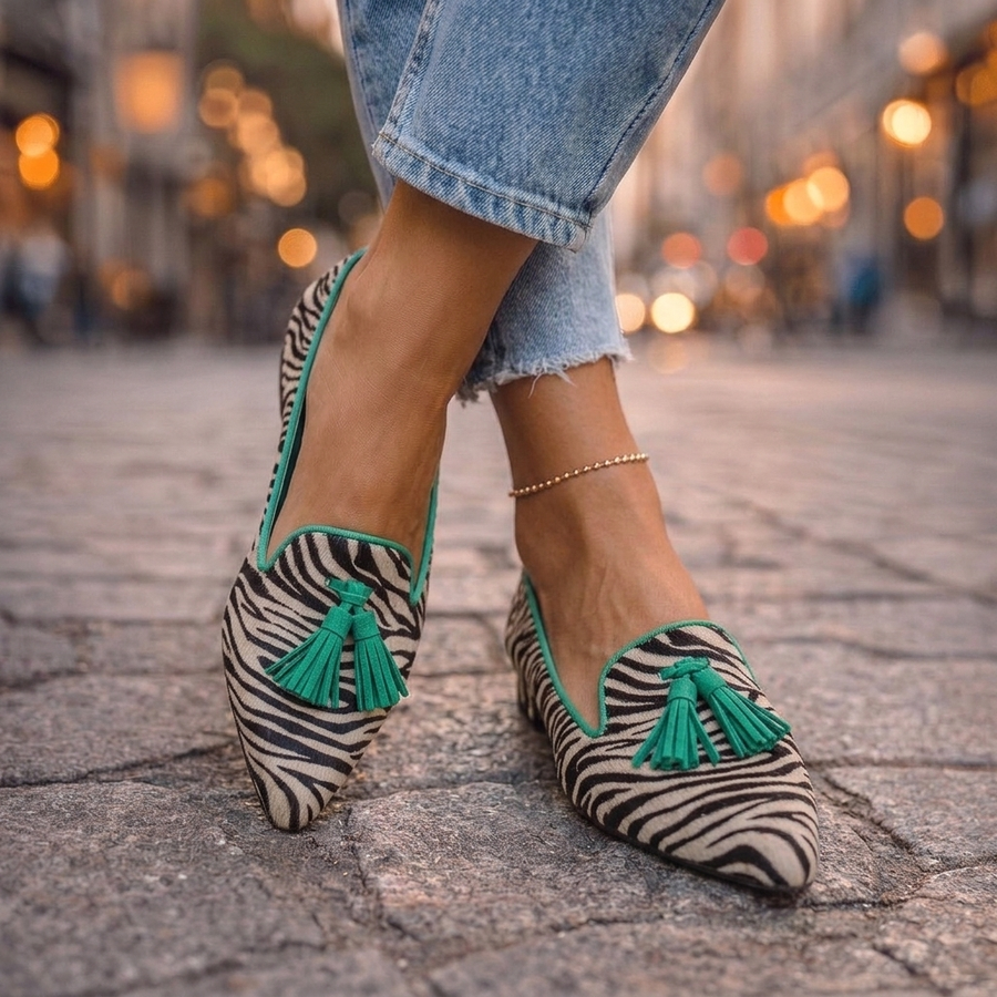 LIVIA | POINTED SLIP-ON FLATS