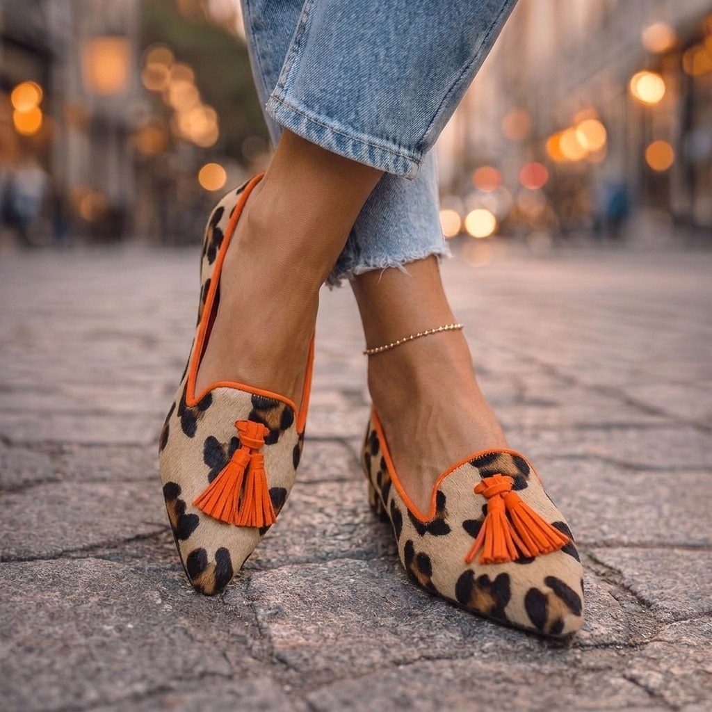LIVIA | POINTED SLIP-ON FLATS