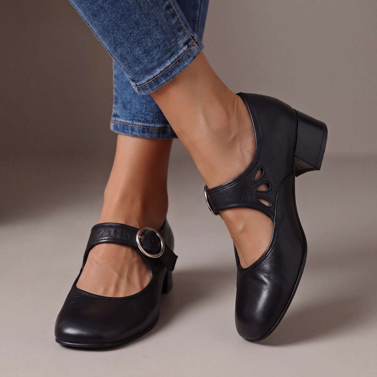 NANCY | ELEGANT MARY JANE HEELS