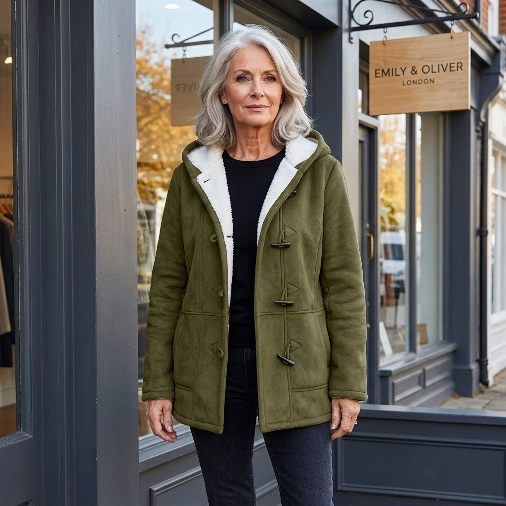 ELIZA | COSY FLEECE-LINED DUFFLE COAT