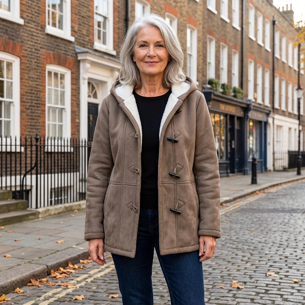 ELIZA | COSY FLEECE-LINED DUFFLE COAT