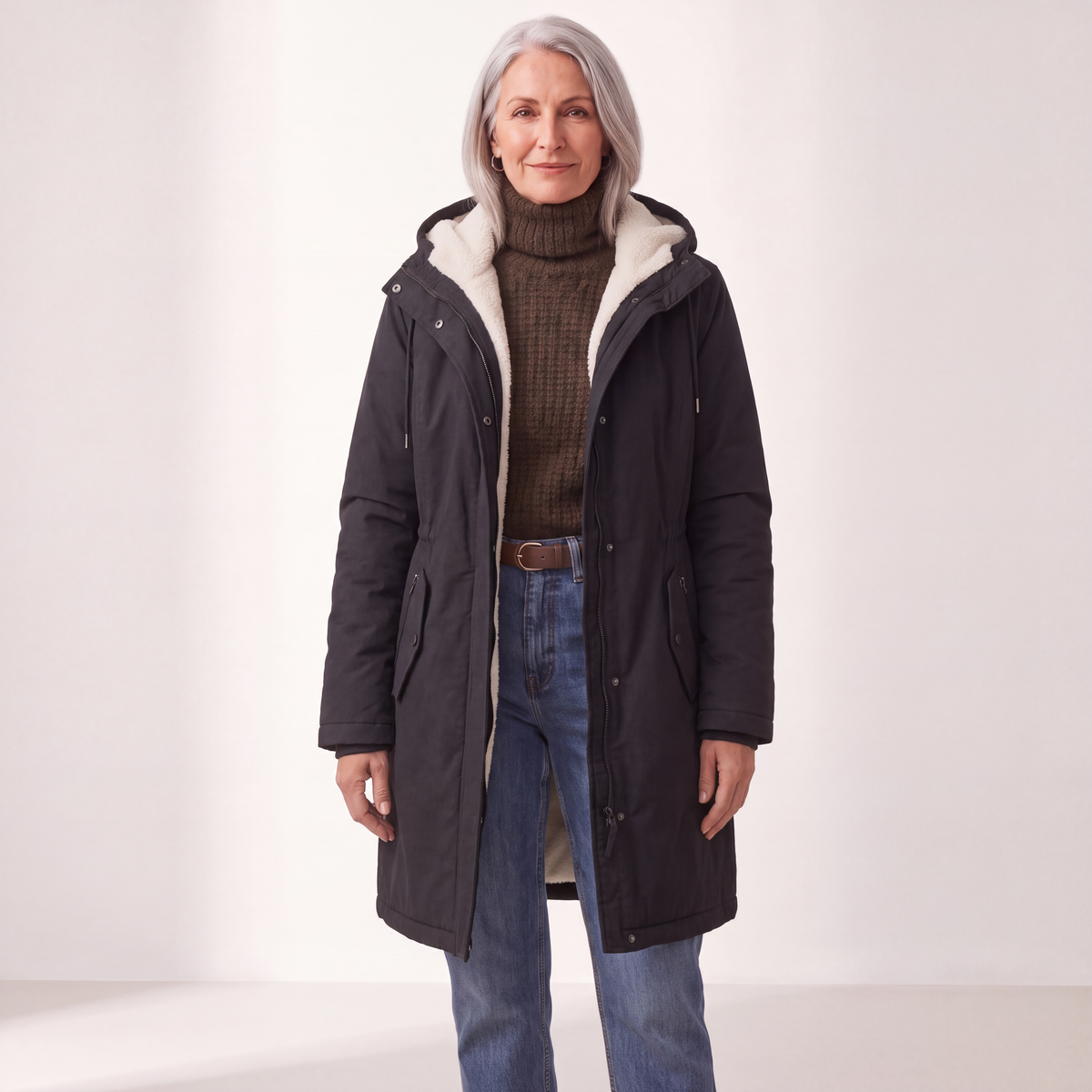 MARION | COSY HOODED LONGLINE COAT