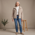 JOYCE | COSY TEXTURED ZIP JACKET