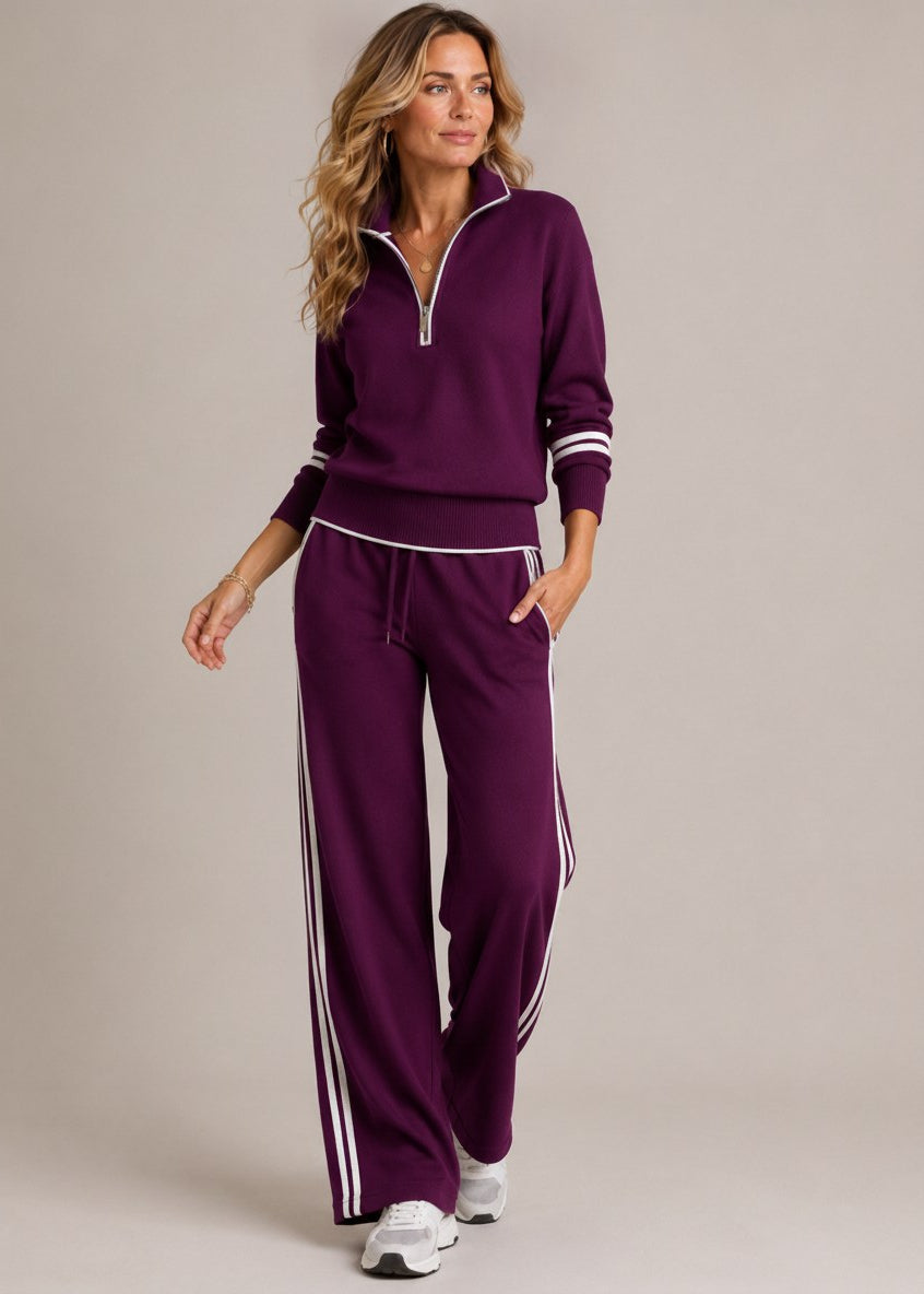 AMELIA | RELAXED QUARTER-ZIP LOUNGE SET
