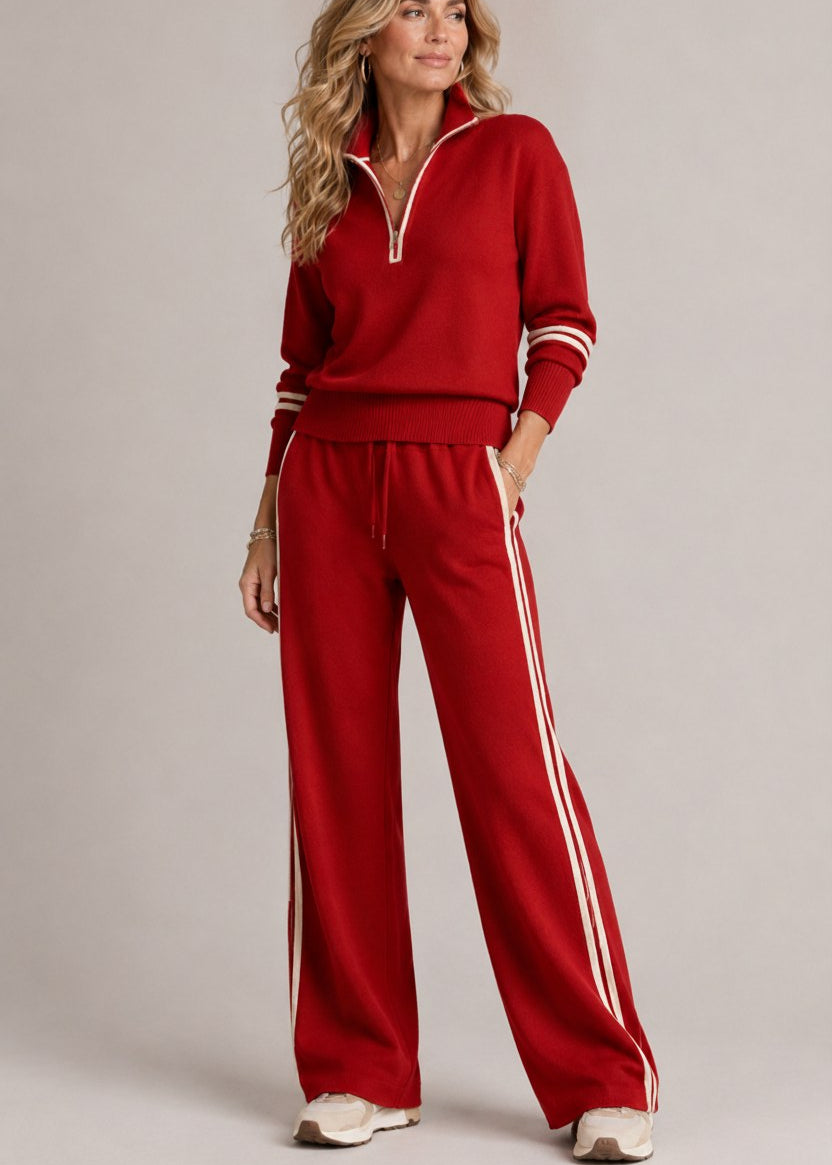 AMELIA | RELAXED QUARTER-ZIP LOUNGE SET