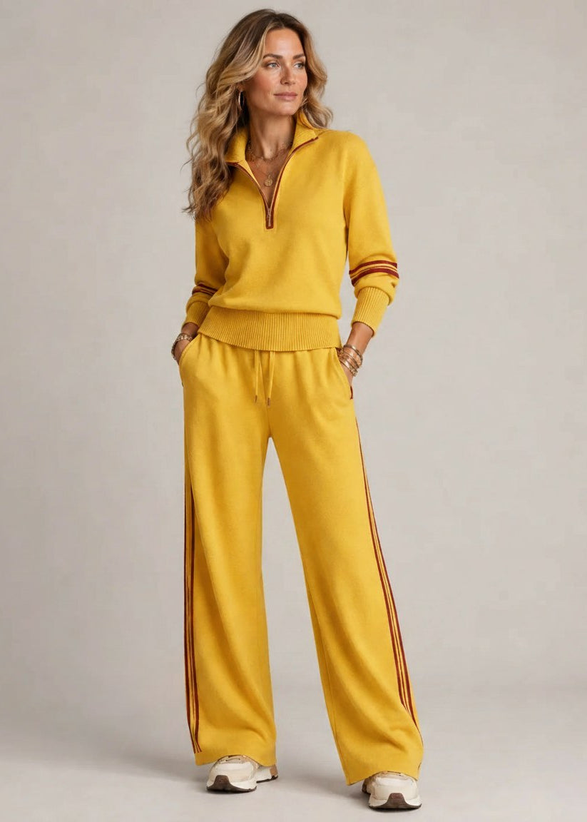 AMELIA | RELAXED QUARTER-ZIP LOUNGE SET