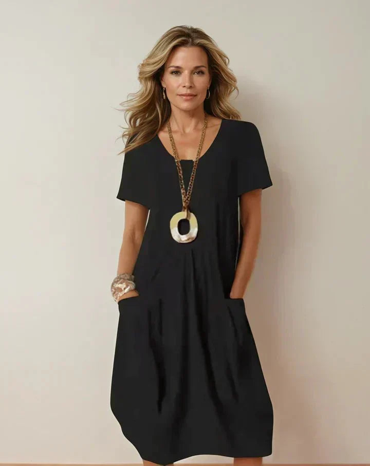 ORIANE | FLUID CASUAL MAXI DRESS