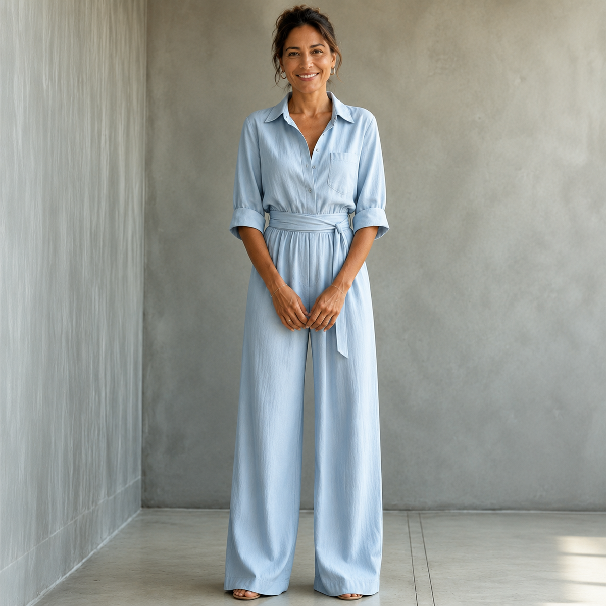 MONROE | ELEGANT WIDE-LEG JUMPSUIT
