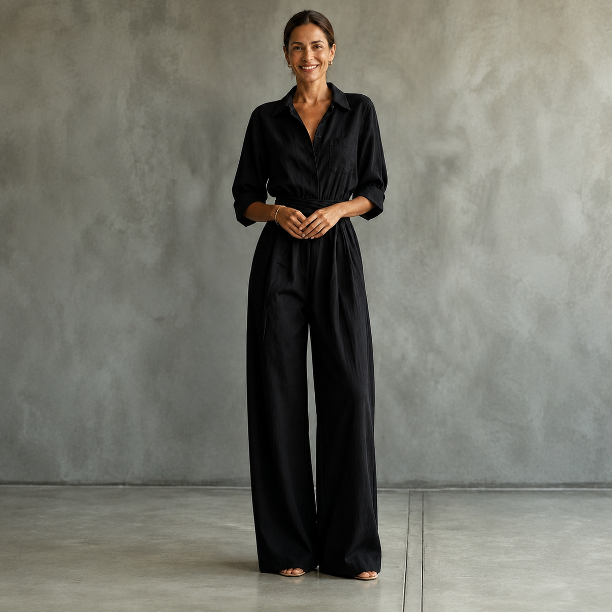 MONROE | ELEGANT WIDE-LEG JUMPSUIT