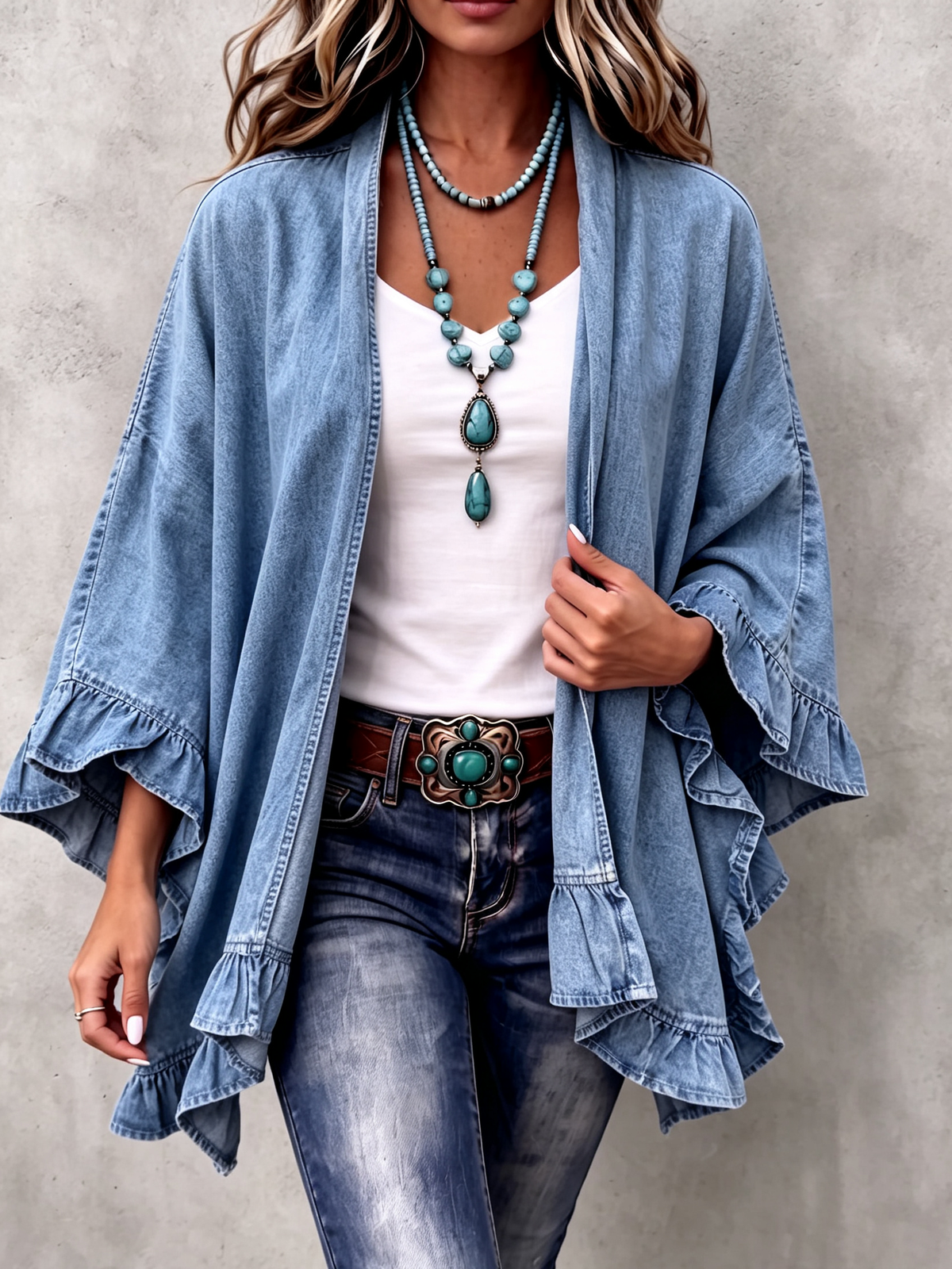 FLORENCE | RELAXED OPEN-FRONT CARDIGAN