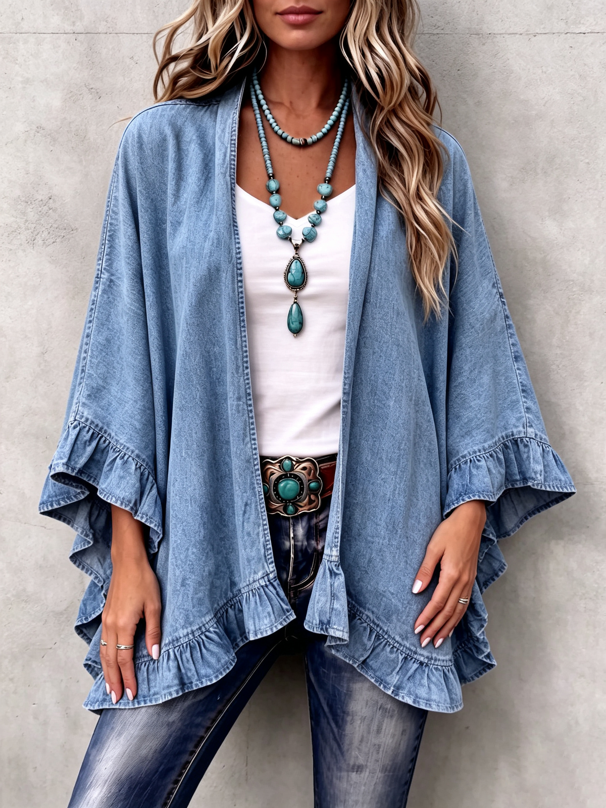 FLORENCE | RELAXED OPEN-FRONT CARDIGAN
