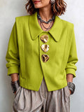 EVELYN | STATEMENT BUTTON JACKET
