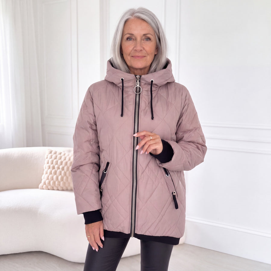 ISABELLE | QUILTED HOODED JACKET