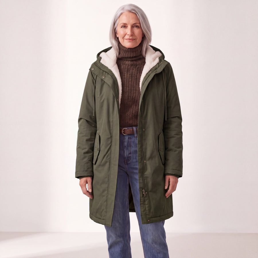 MARION | COSY HOODED LONGLINE COAT