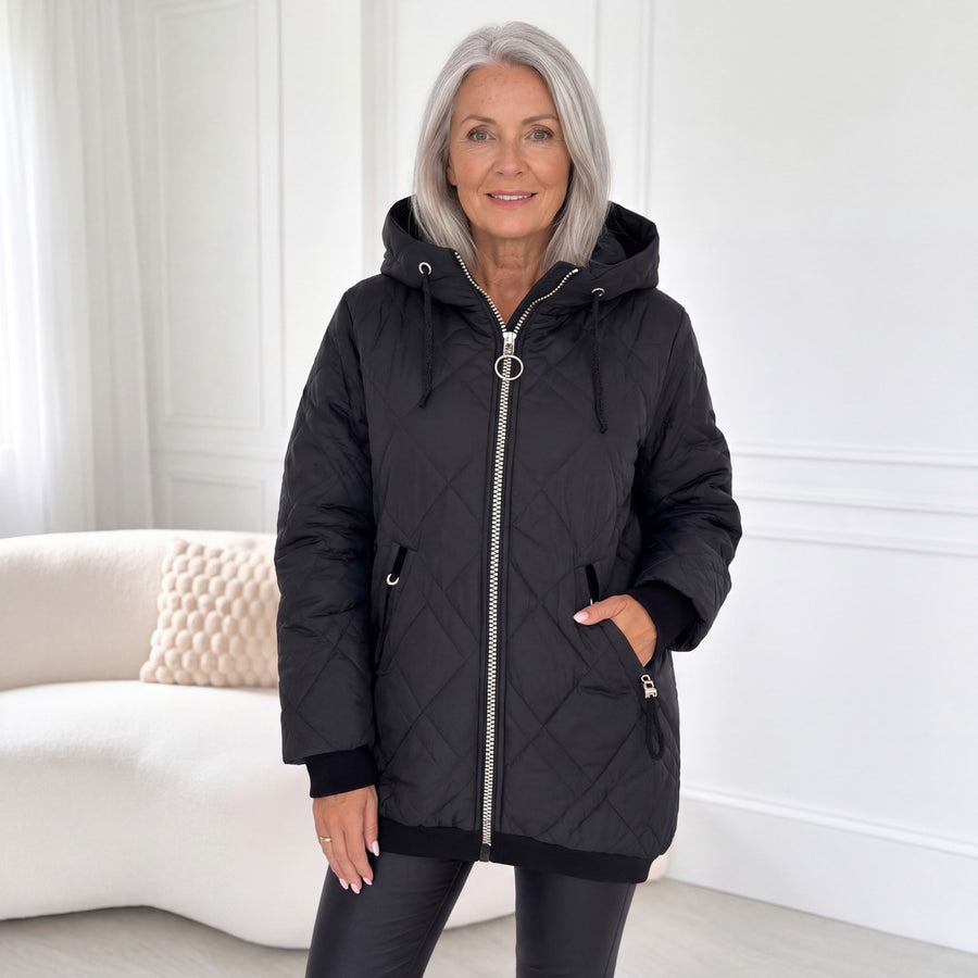 ISABELLE | QUILTED HOODED JACKET