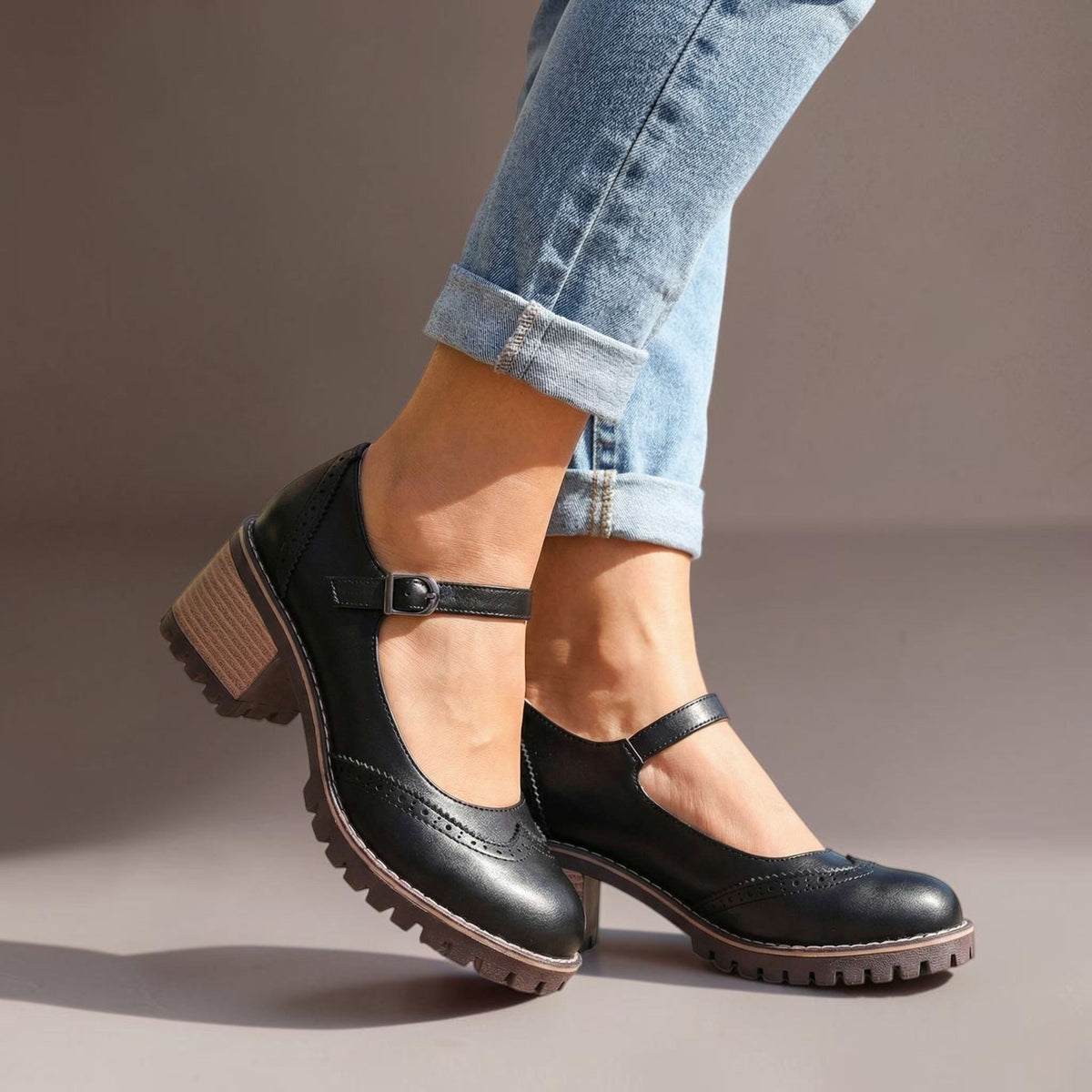 ROSIE | CLASSIC MARY JANE BLOCK HEELS