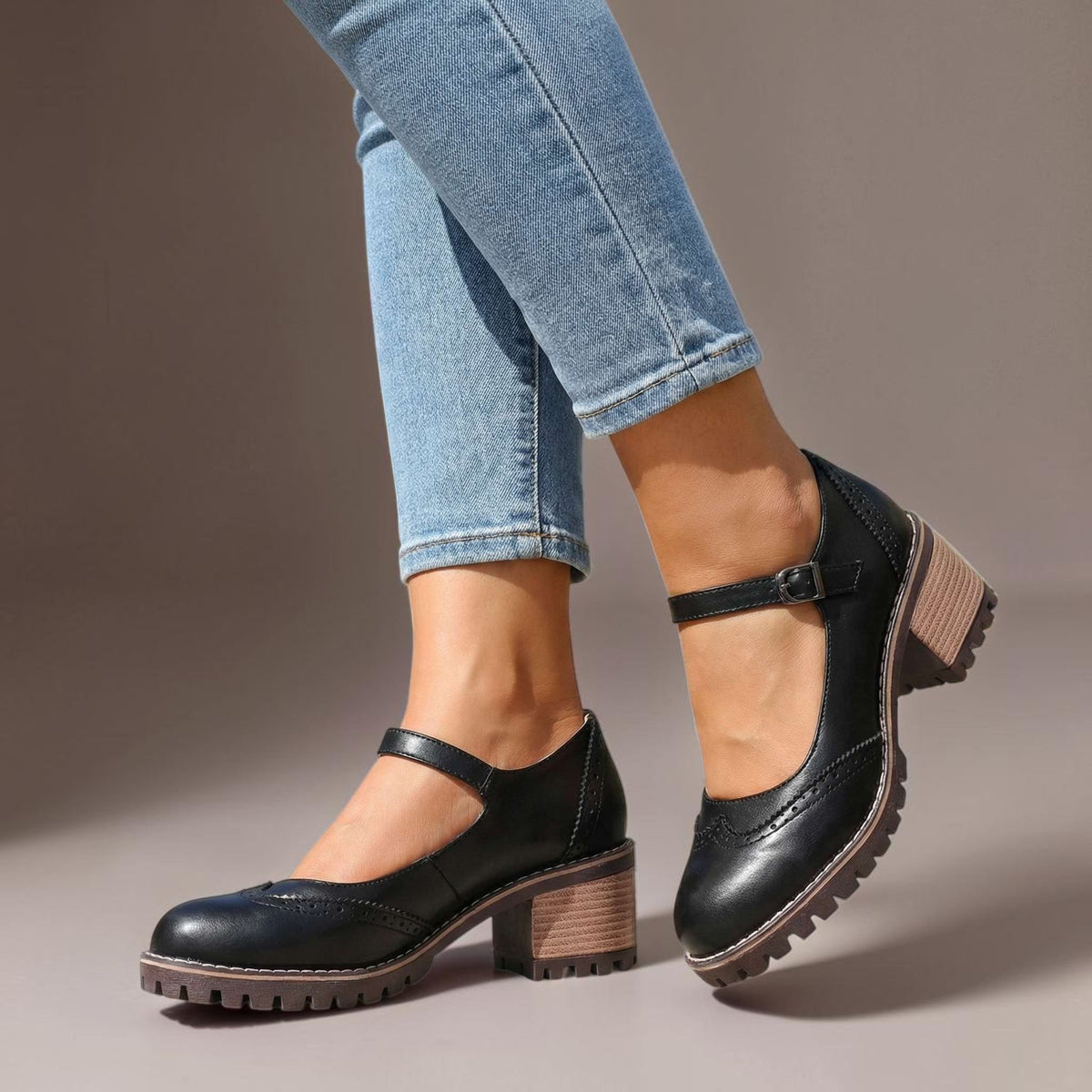 ROSIE | CLASSIC MARY JANE BLOCK HEELS