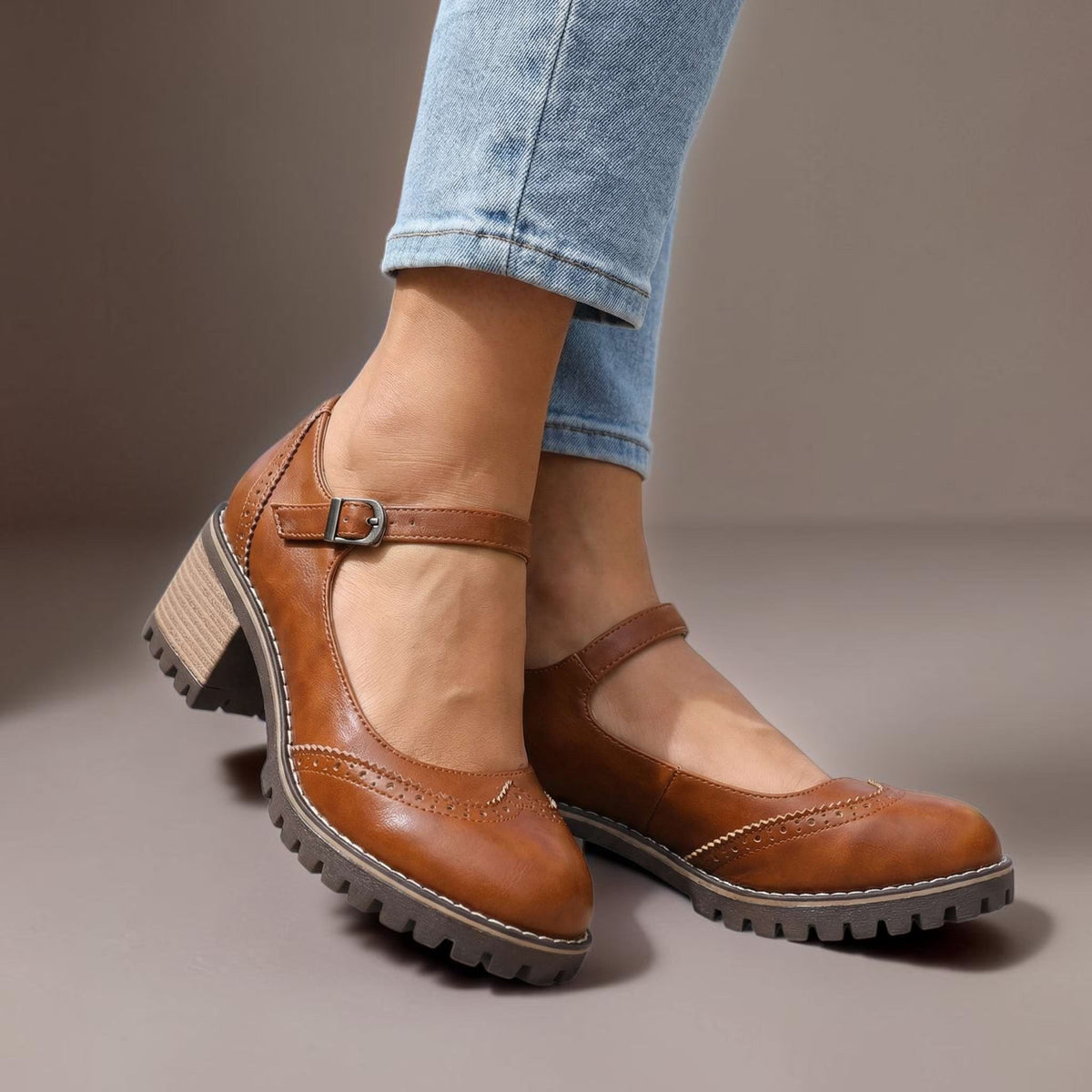 ROSIE | CLASSIC MARY JANE BLOCK HEELS