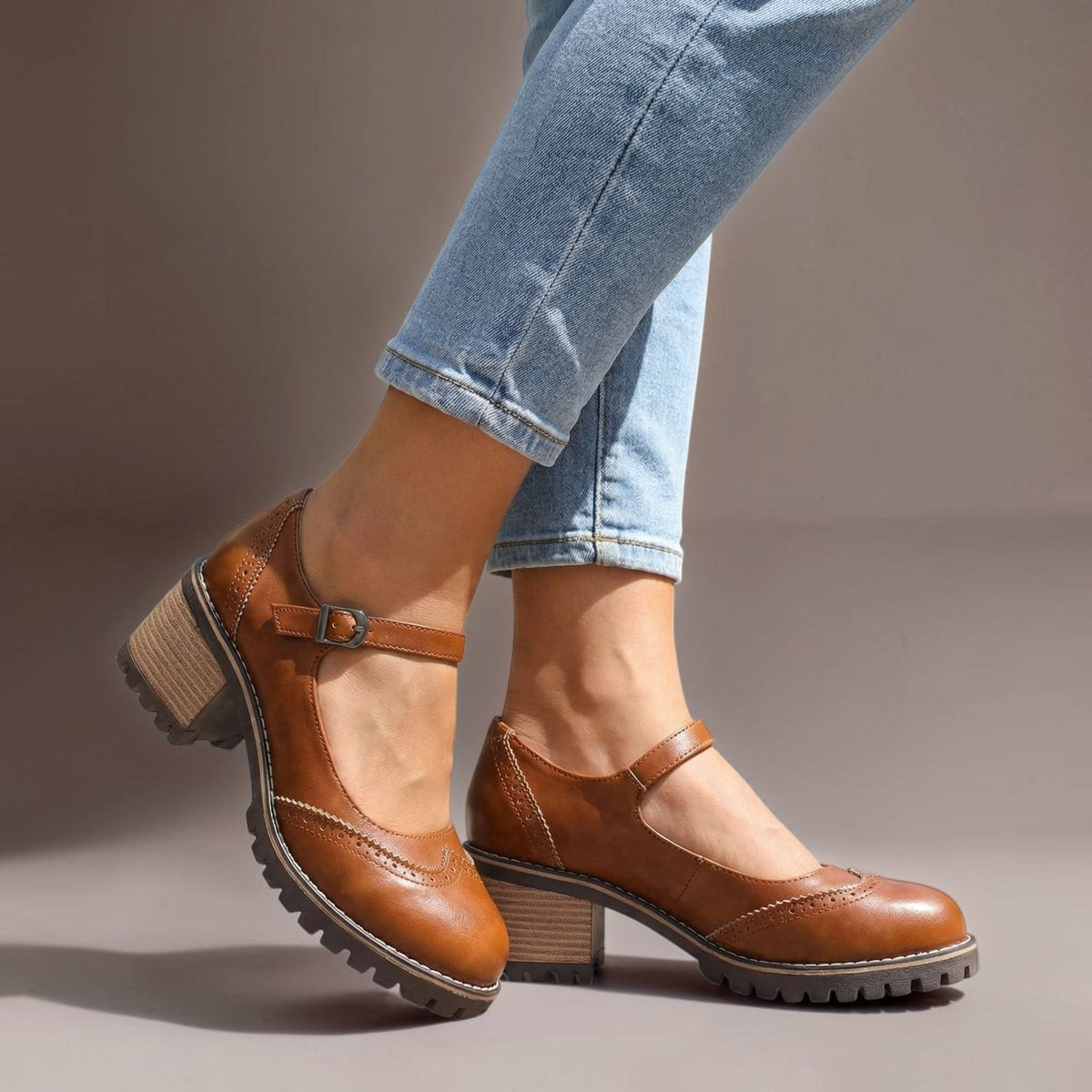 ROSIE | CLASSIC MARY JANE BLOCK HEELS