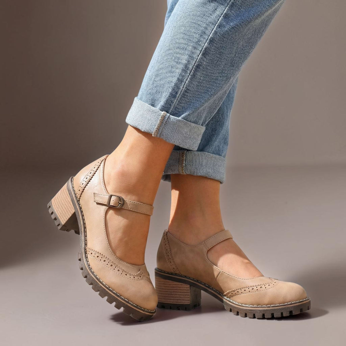 ROSIE | CLASSIC MARY JANE BLOCK HEELS