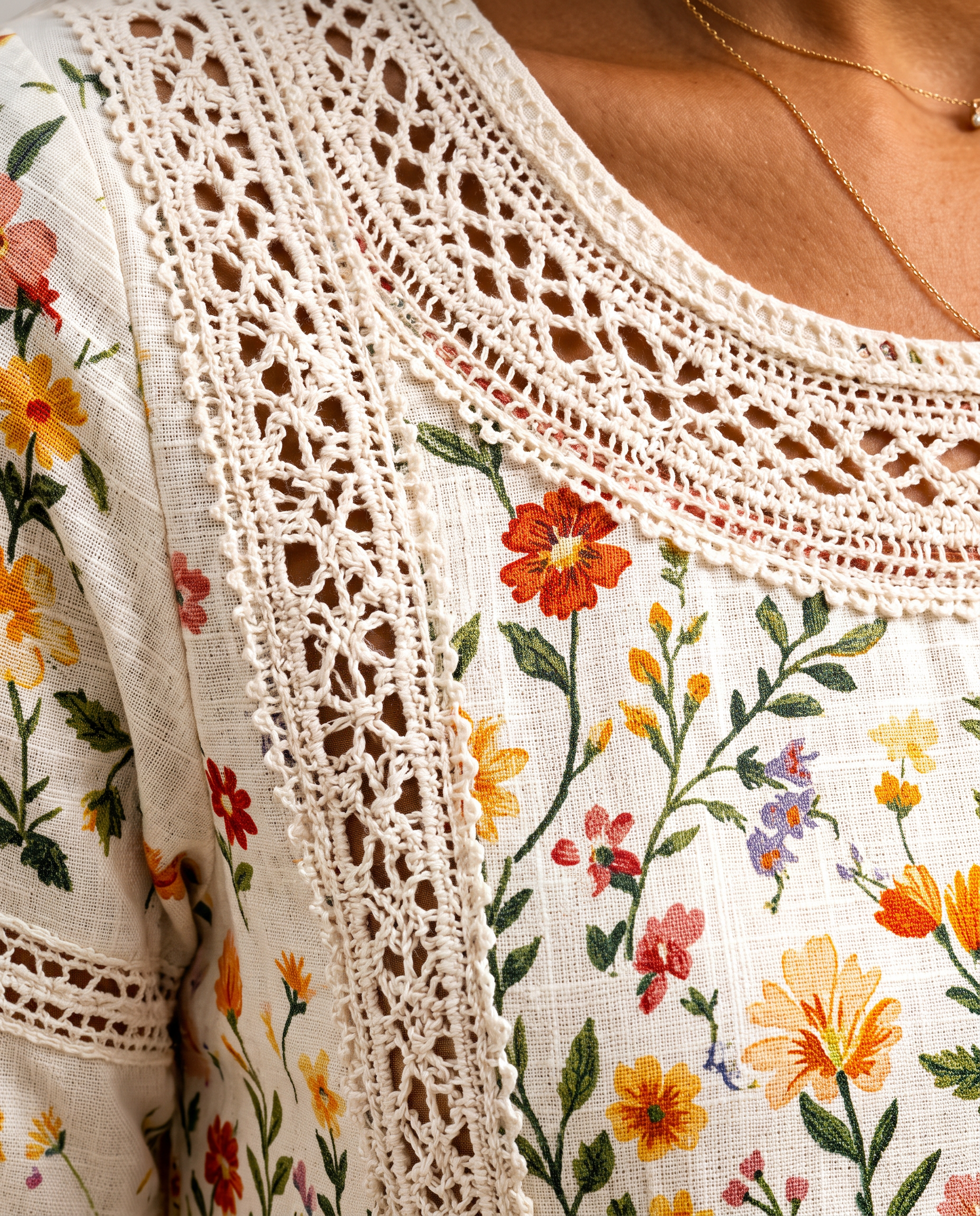 ELEANOR | Wildflower Meadow Charm Midi Dress