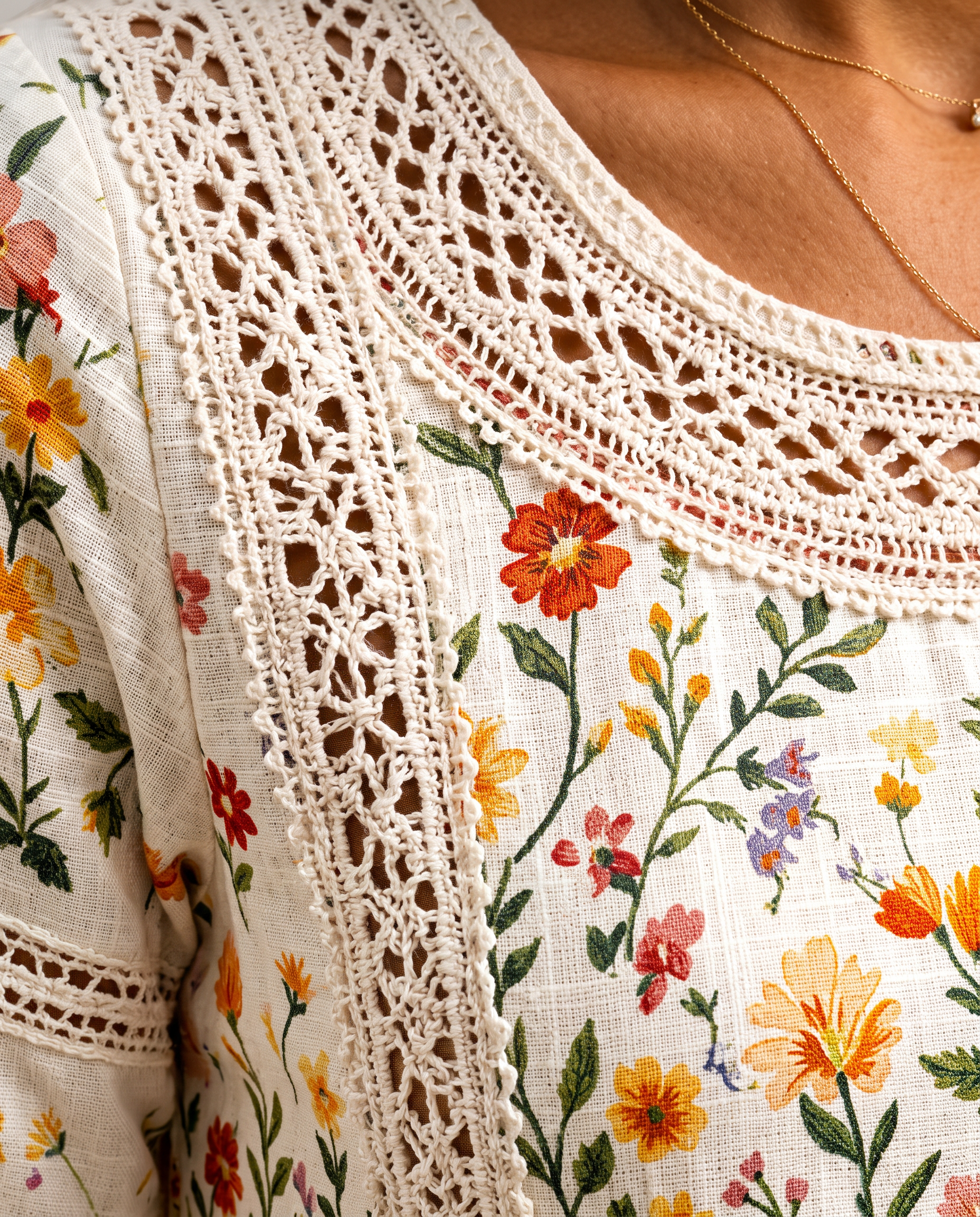 ELEANOR | Wildflower Meadow Charm Midi Dress