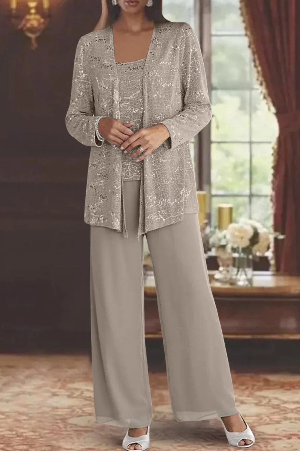 LUNA | ELEGANT THREE-PIECE TROUSER SET