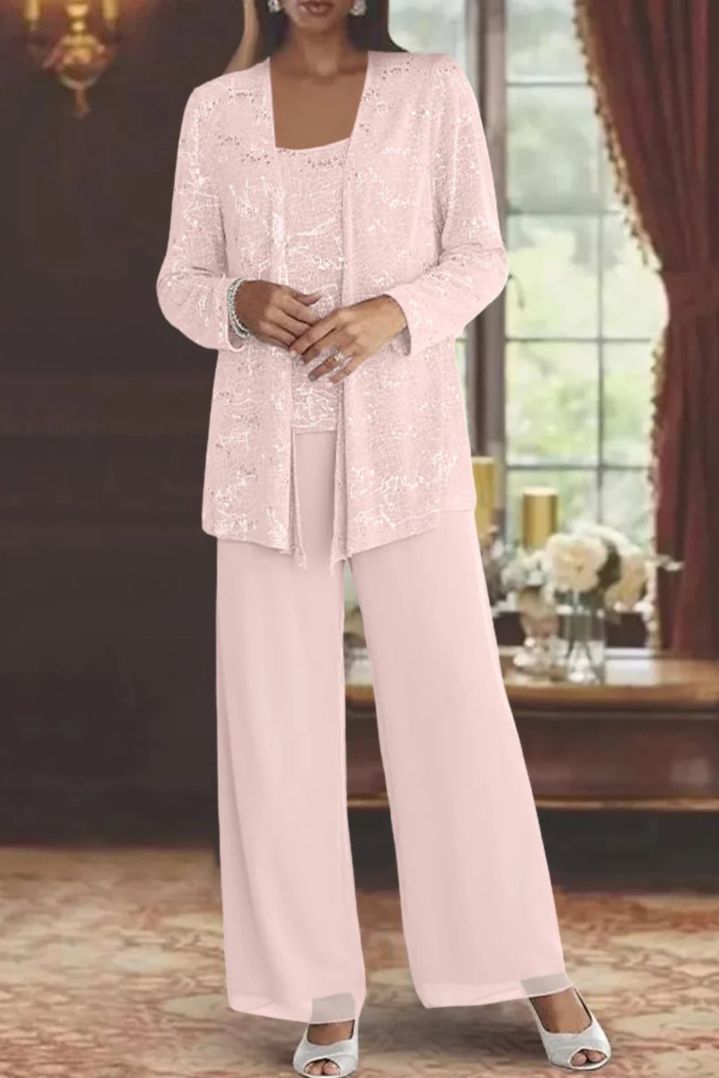 LUNA | ELEGANT THREE-PIECE TROUSER SET