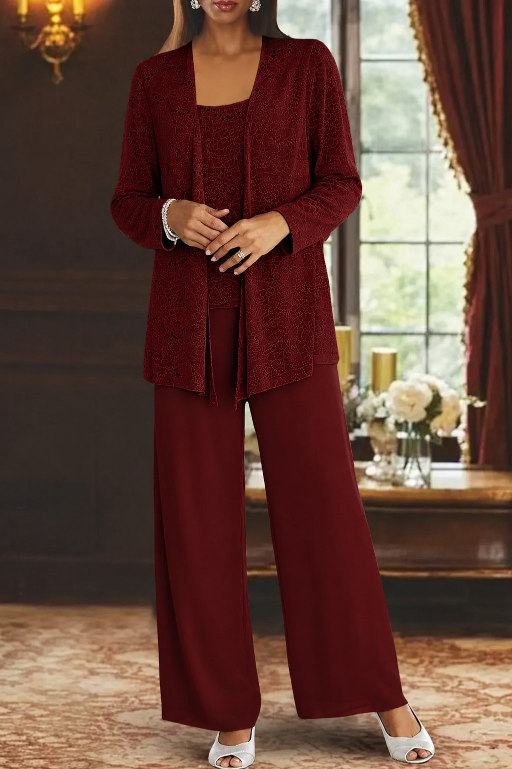 LUNA | ELEGANT THREE-PIECE TROUSER SET